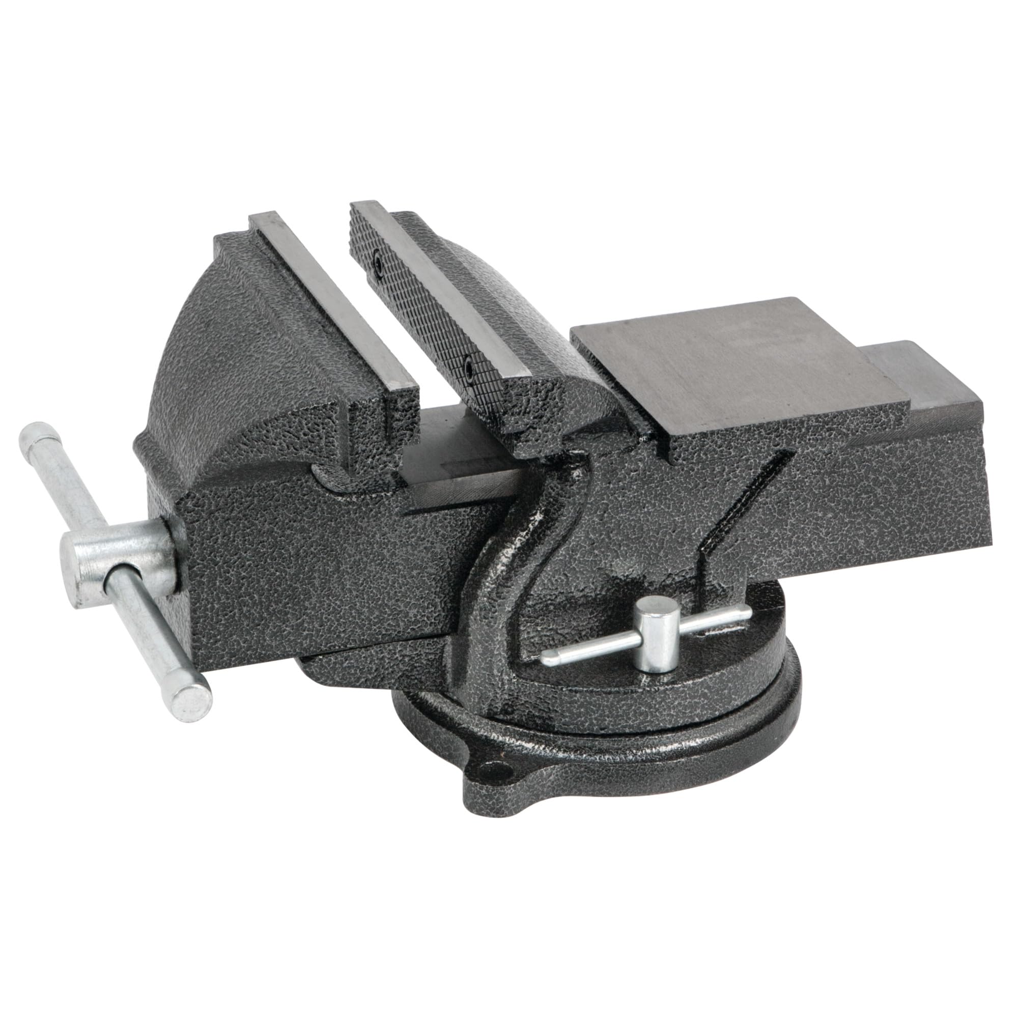 W3903 Performance Tool 360º Swivel Base Bench Vise with Polished Anvil, 5-1/4-Inch Jaw Opening and Durable Powder Coat Finish