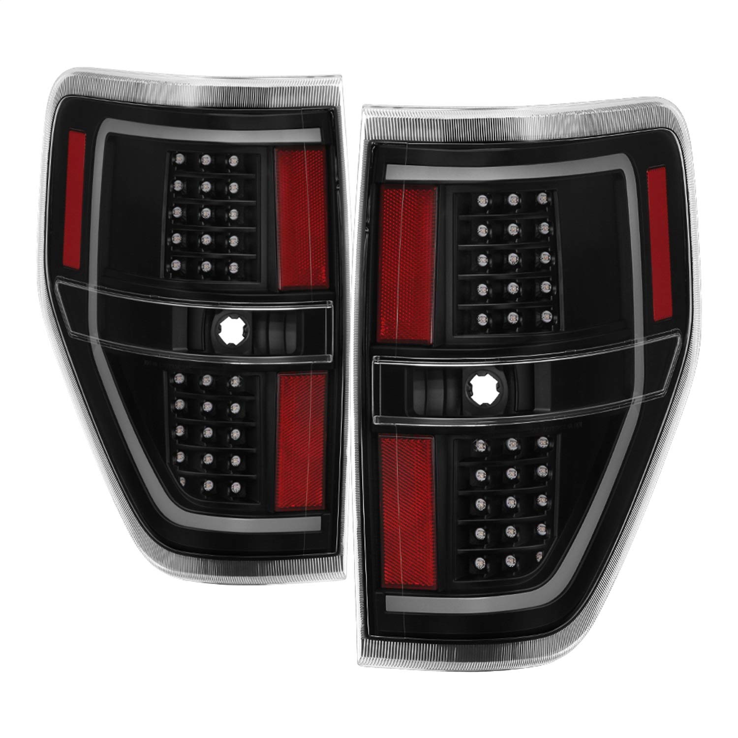 Tail Lights Xtune (ALT-JH-FF15009-LBLED-BK) (Akkon)