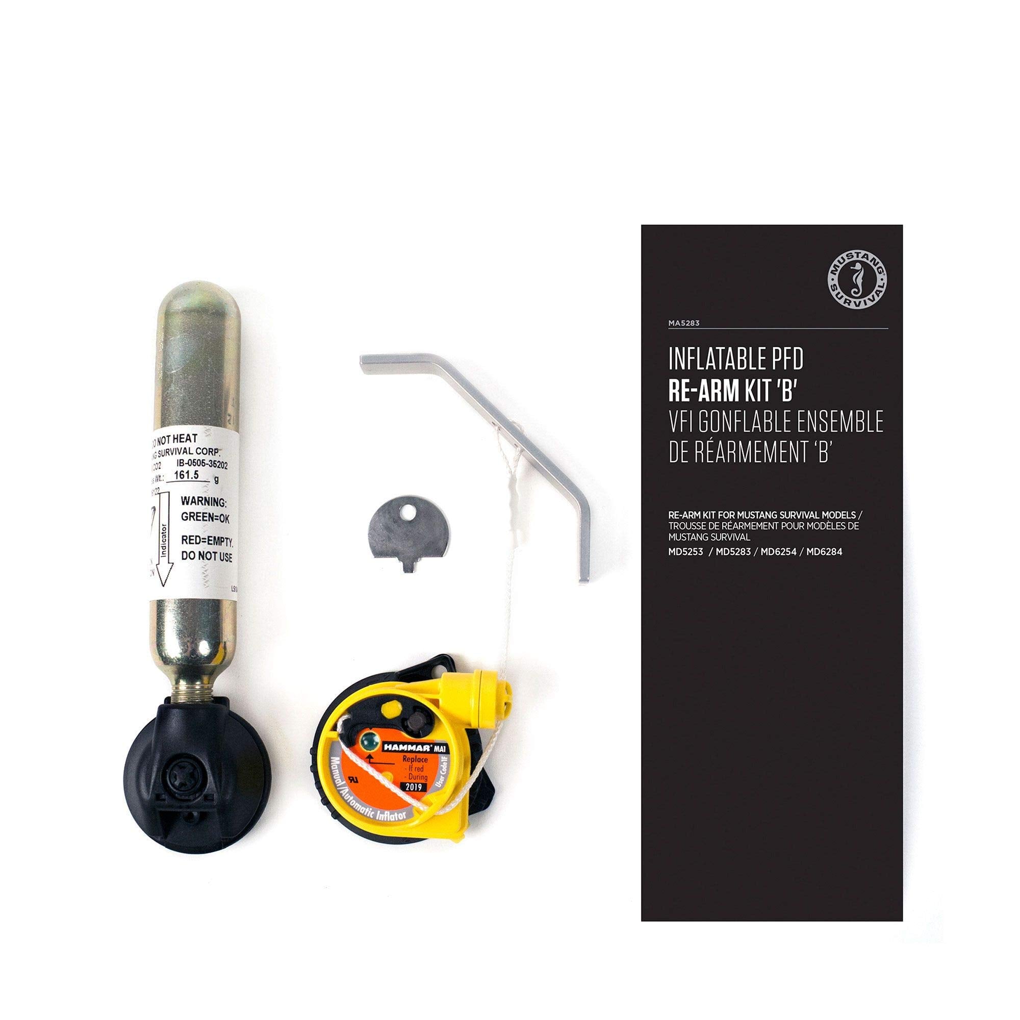 Re-Arm Kit B - MUSTANG SURVIVAL - Auto-Hydrostatic 33g - Metal Handle