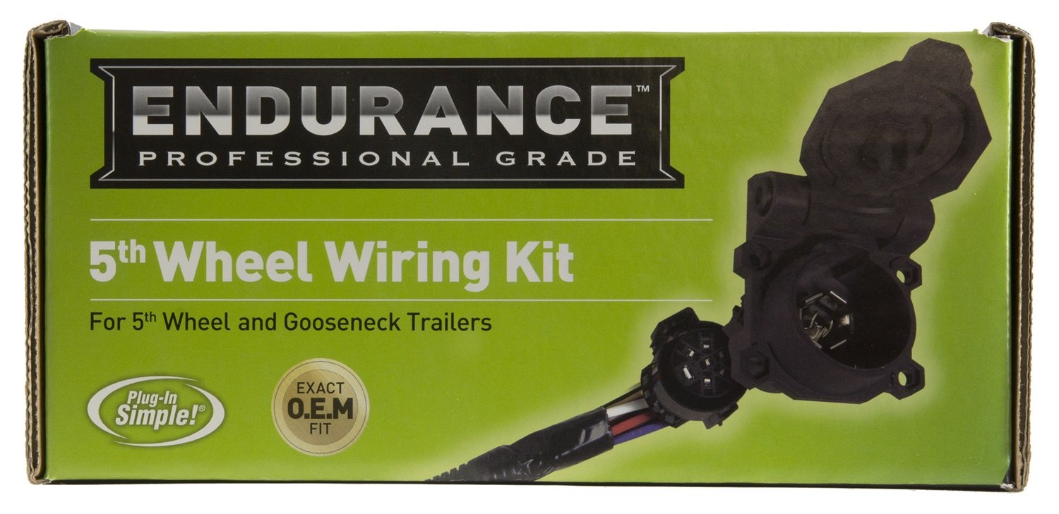 Endurance Hopkins Towing Solutions 41157 5th Wheel Wiring Kit, Black