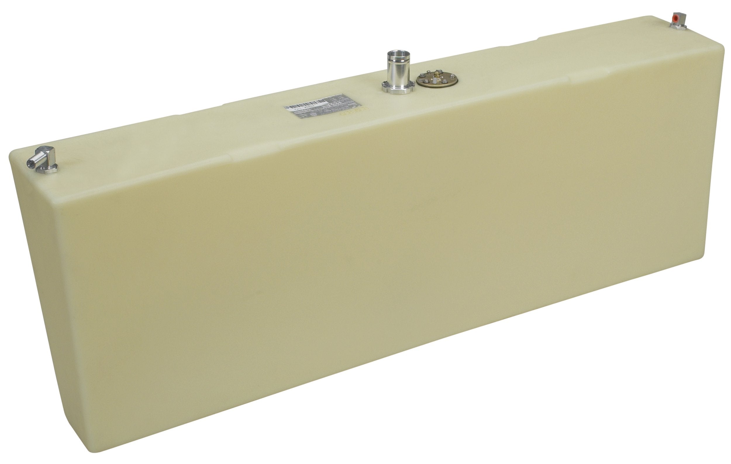 Moeller Below Deck Marine Permanent Fuel Tank with Port Side Withdraw (24-Gallon, 51" x 8.75" x 5.25" x 17.88")