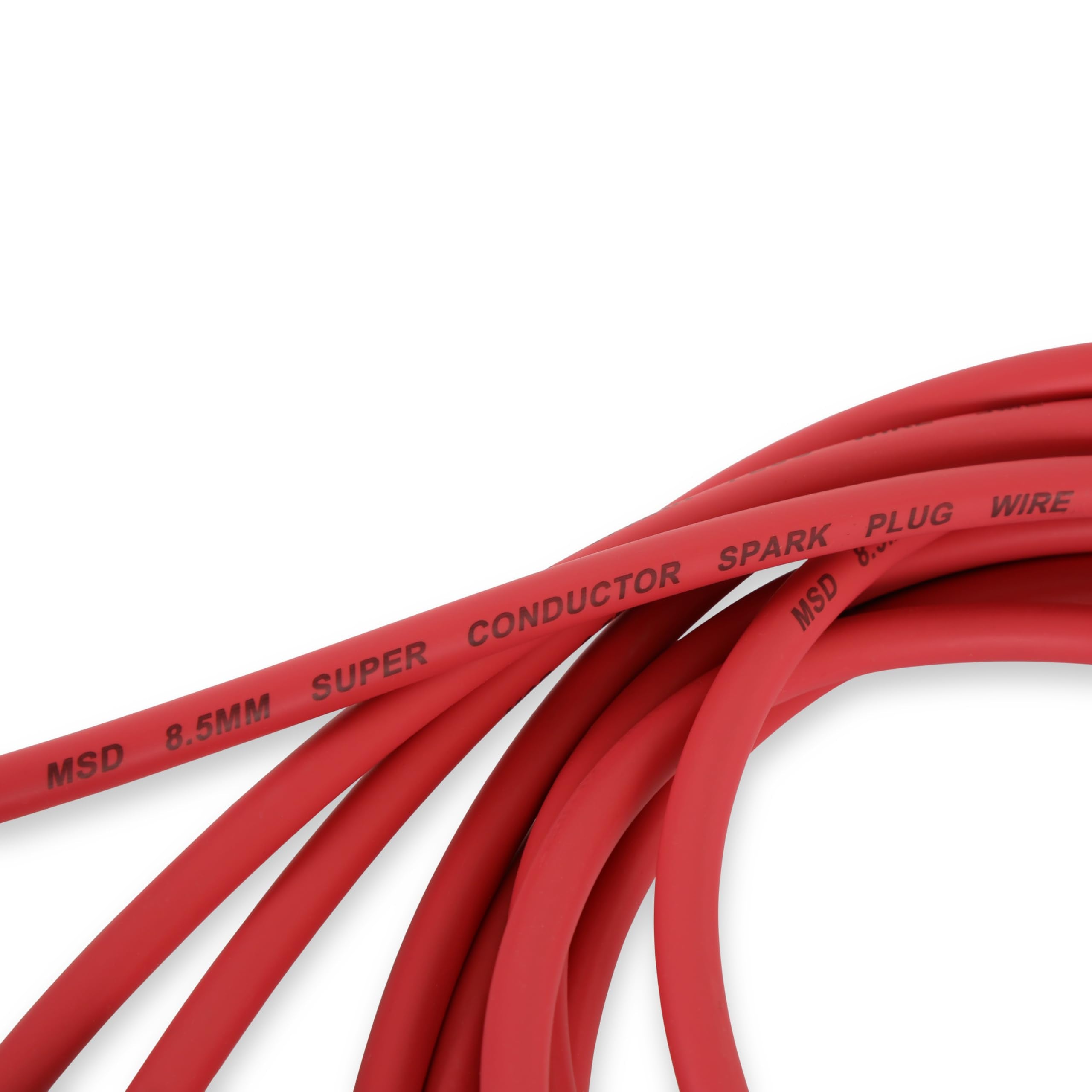Super Conductor MSD 32749 Spark Plug Wire Set, Red