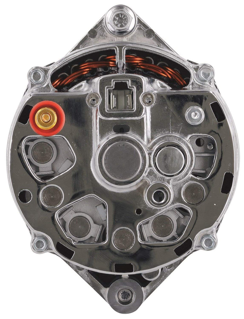 PowerMaster 17102 Alternators - Alternator PowerMaster Delco externally regulated chrome