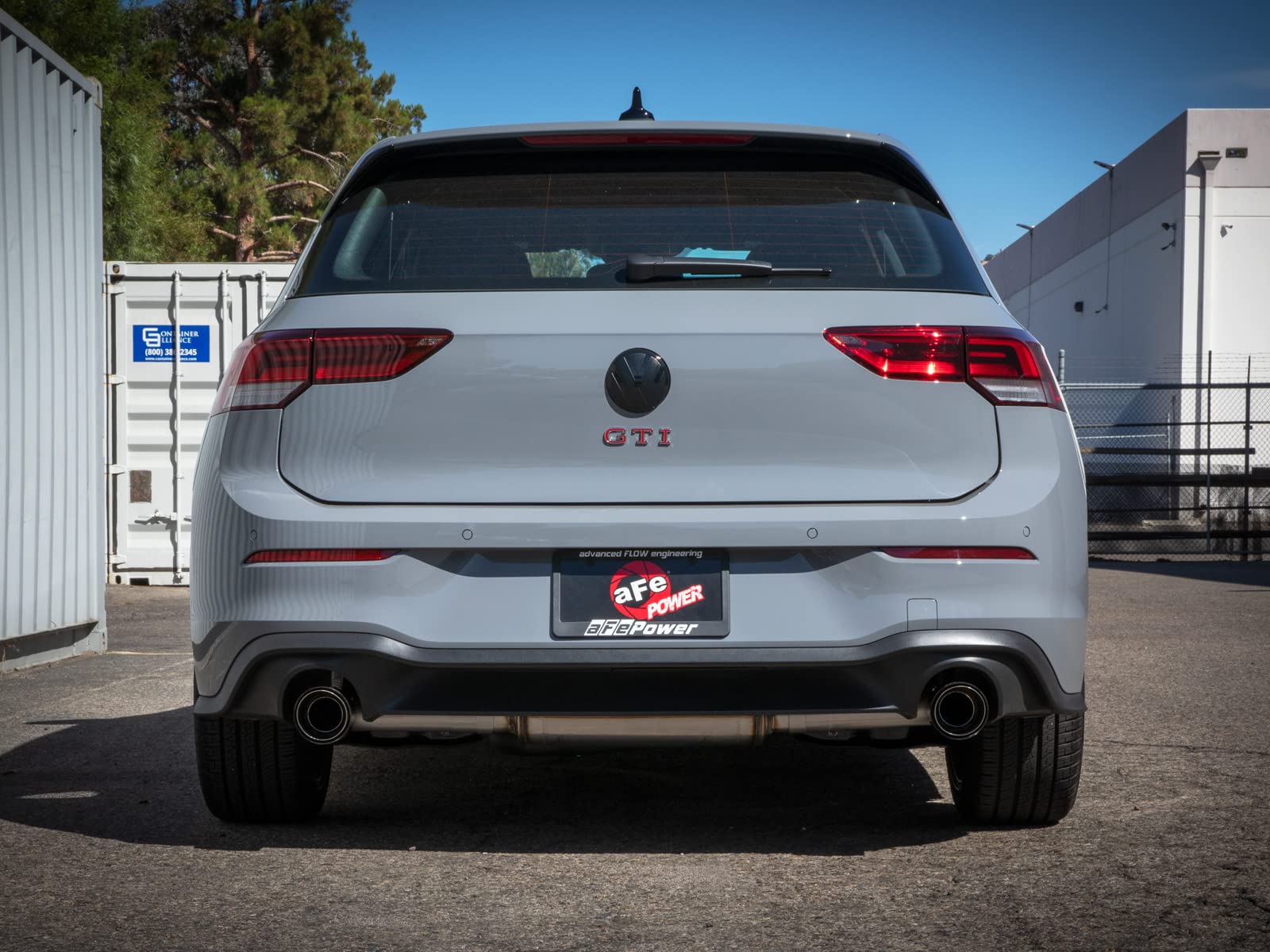 aFe Power 3 IN to 2-1/2 Gemini XV 304 Stainless Steel Cat-Back Exhaust w/Cut-Out Carbon Fit Volkswagen GTI (MKVIII) 2022 L4-2.0L (t) 49-36451-C