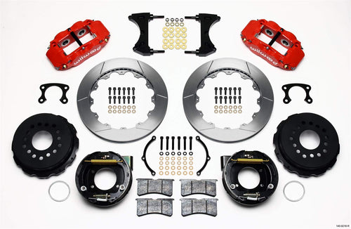 Rear P-Brk Kit,12.88" FNSL4R, Red