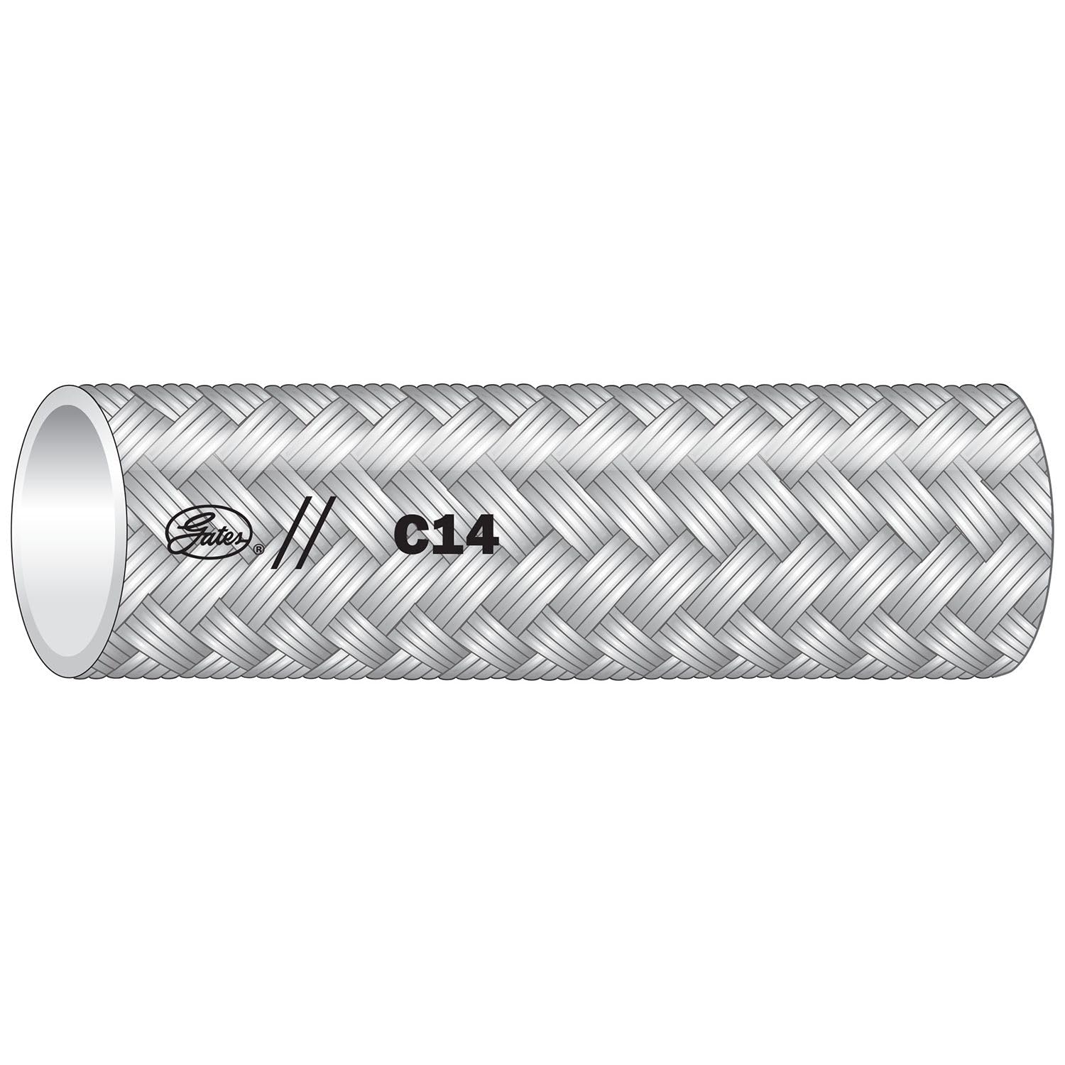 Gates C14 85702 PTFE Hose - SAE100R14 Type A - Non-Conductive