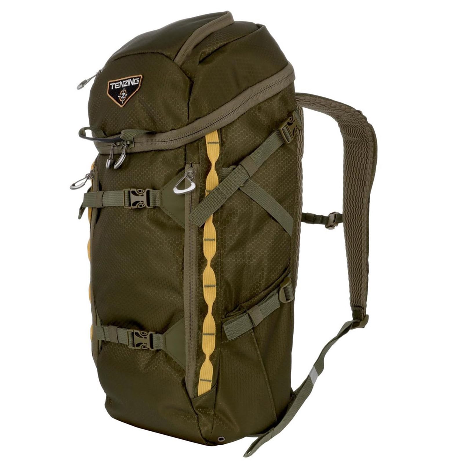 Whitetail Day Pack TENZING 1500, Olive Green Ultra-Durable Hunting Backpack with 4 Compartments & 10 Organizational Pockets Camo Backpack for Hunting Gear and Equipment