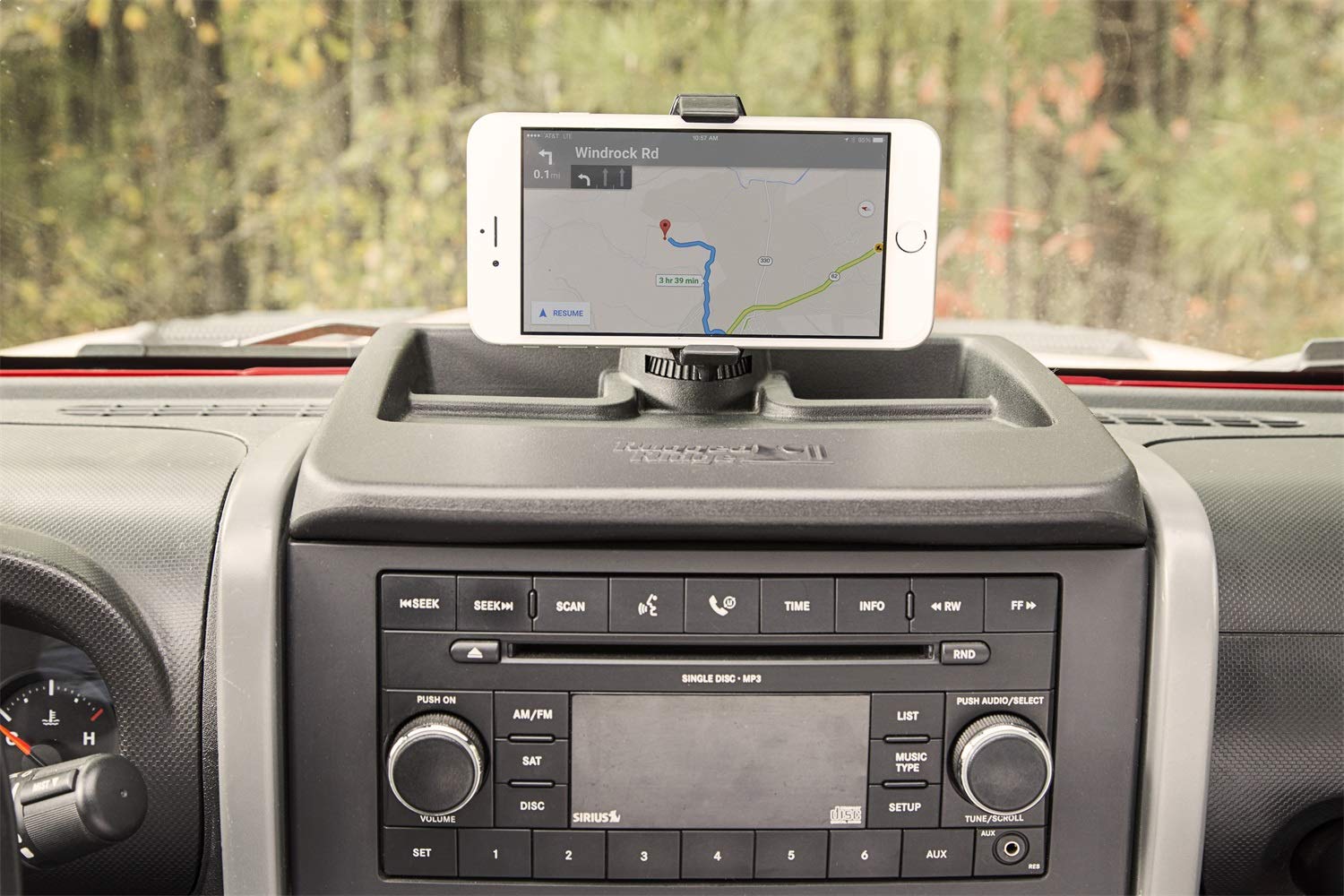 Rugged Ridge Multi-Mount Dash System for Jeep Wrangler JK | Thermoplastic Olefin (TPO), Black | 13551.12 | Fits 2007-2010 Jeep Wrangler JK
