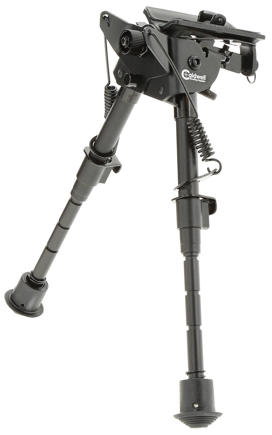 Caldwell XLA Bipod Fixed 6" - 9" with Adjustable Notched Legs and Slim Folding Design for Easy Transport, Rifle Stability, and Target Shooting, Black