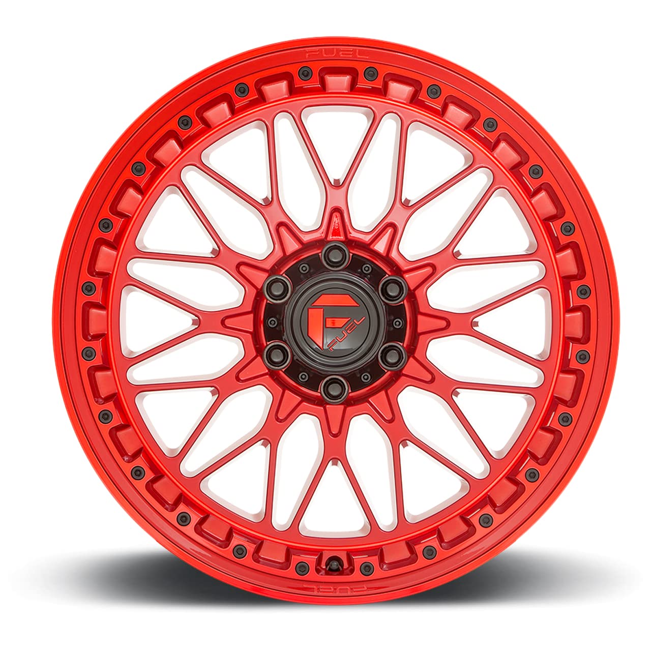 D758 TRIGGER FUEL OFF-ROAD 17X9, 6X5.5, 5.04, 1mm CANDY RED - D75817908450