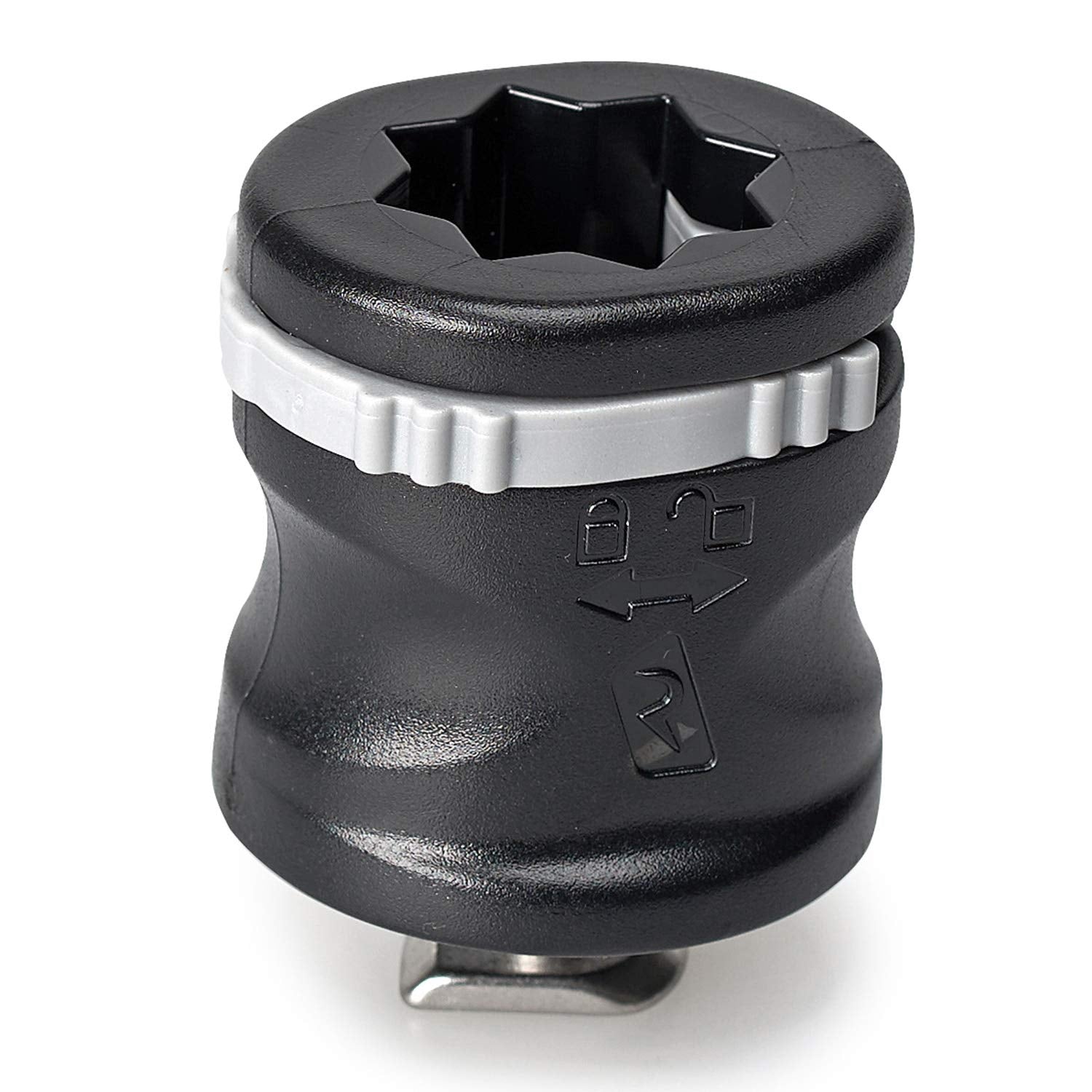 MiniPort RAILBLAZA Track Mount Base – Base for Kayak & Boat Accessories, Low-Profile Gear Mount Compatible with StarPort Accessories & TrackMount Systems, for Rod Holders, No Tool Installation