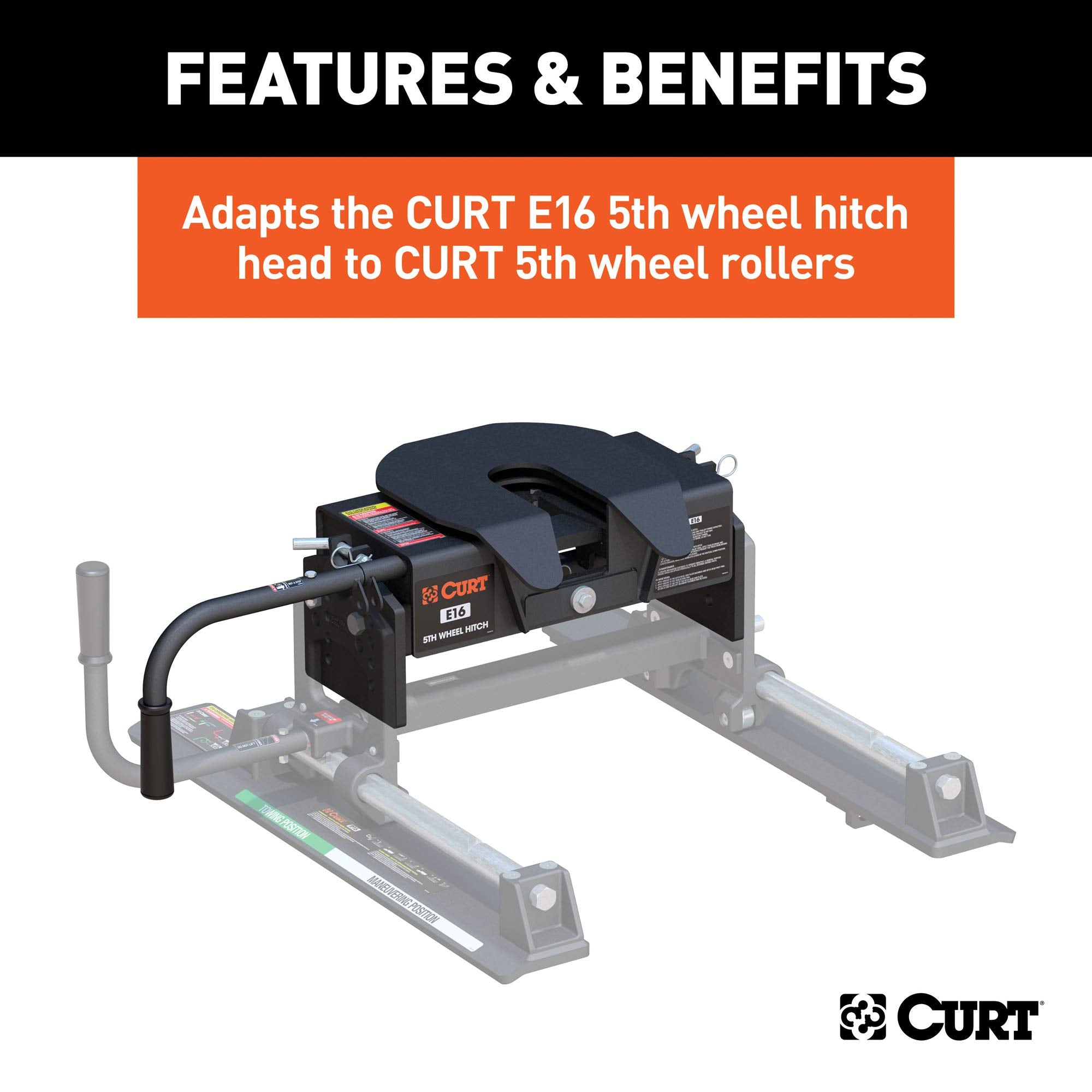 E16 CURT 5th Wheel Hitch Head Adapter
