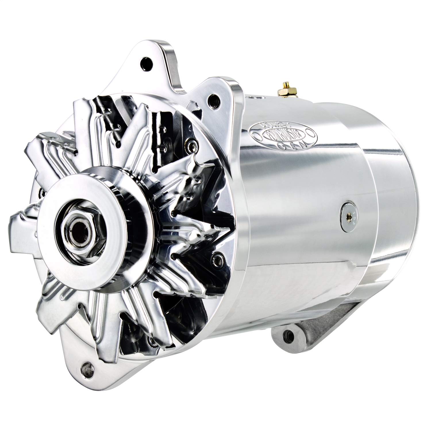 PowerGEN Alternator Powermaster 282112 (Mopar Polish 90A 12V 6.68" Mtg for 3/8" Belt), 1 Pack