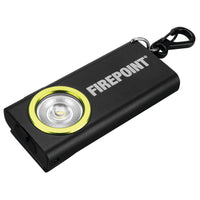 Firepoint Performance Tool W2623 400+ LM Li-Ion Slim Pocket Light, Cree LED, Magnetic Base, Keychain Carabiner, Pocket Clip, Black/Green