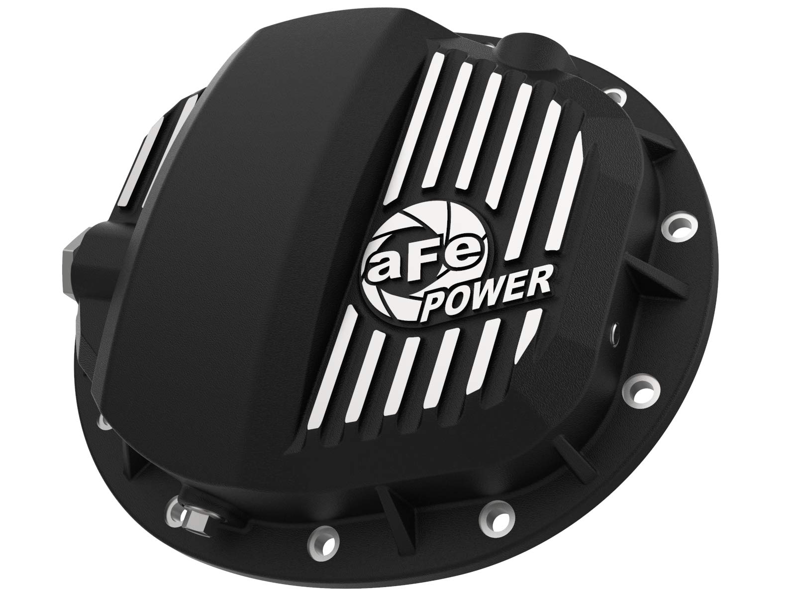Pro Series aFe POWER Rear Differential Cover Black w/Machined Fins - #46-71140B - GM Gas Trucks/SUV's 19-24 (GMCH 9.5)