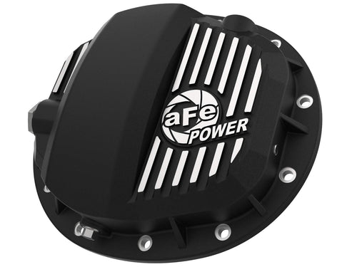 Pro Series aFe POWER Rear Differential Cover Black w/Machined Fins - #46-71140B - GM Gas Trucks/SUV's 19-24 (GMCH 9.5)