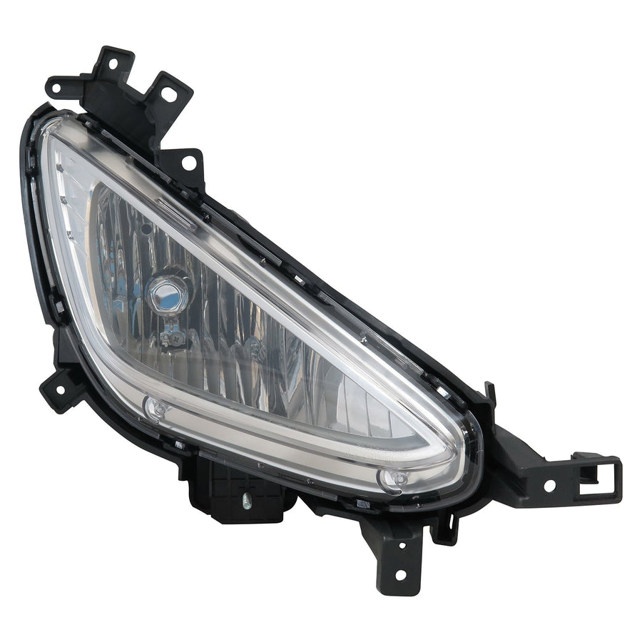 Right TYC Fog Light Assembly Compatible with 2013-2014 Hyundai Elantra