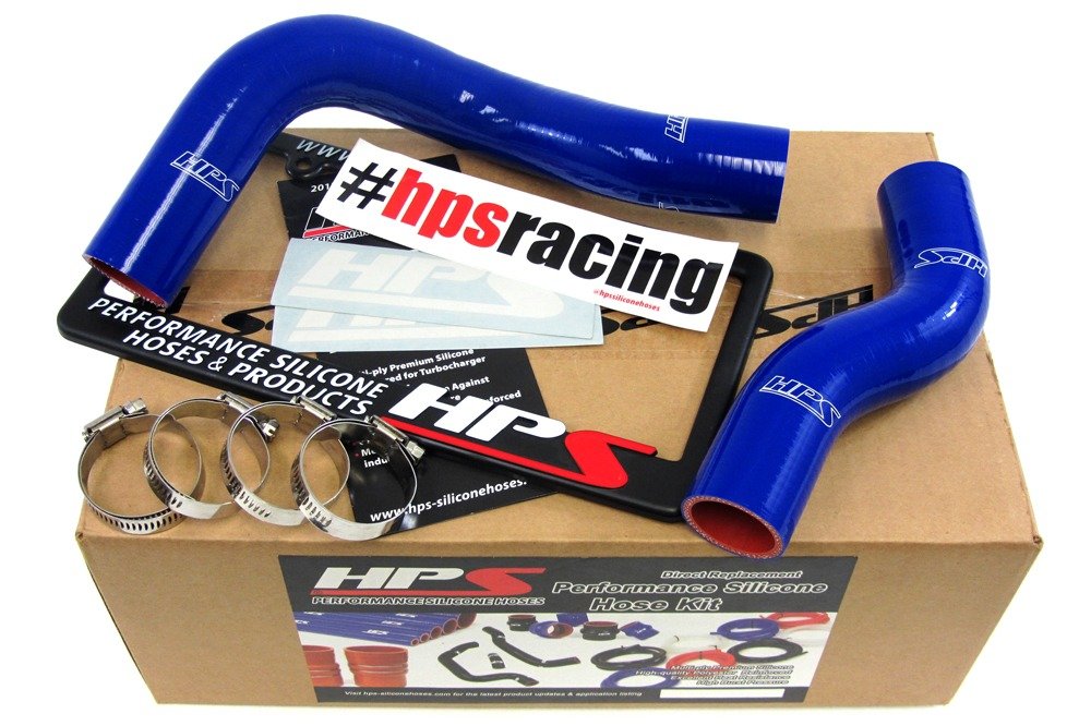 Blue HPS 57-1270-BLUE Silicone Radiator Coolant Hose Kit