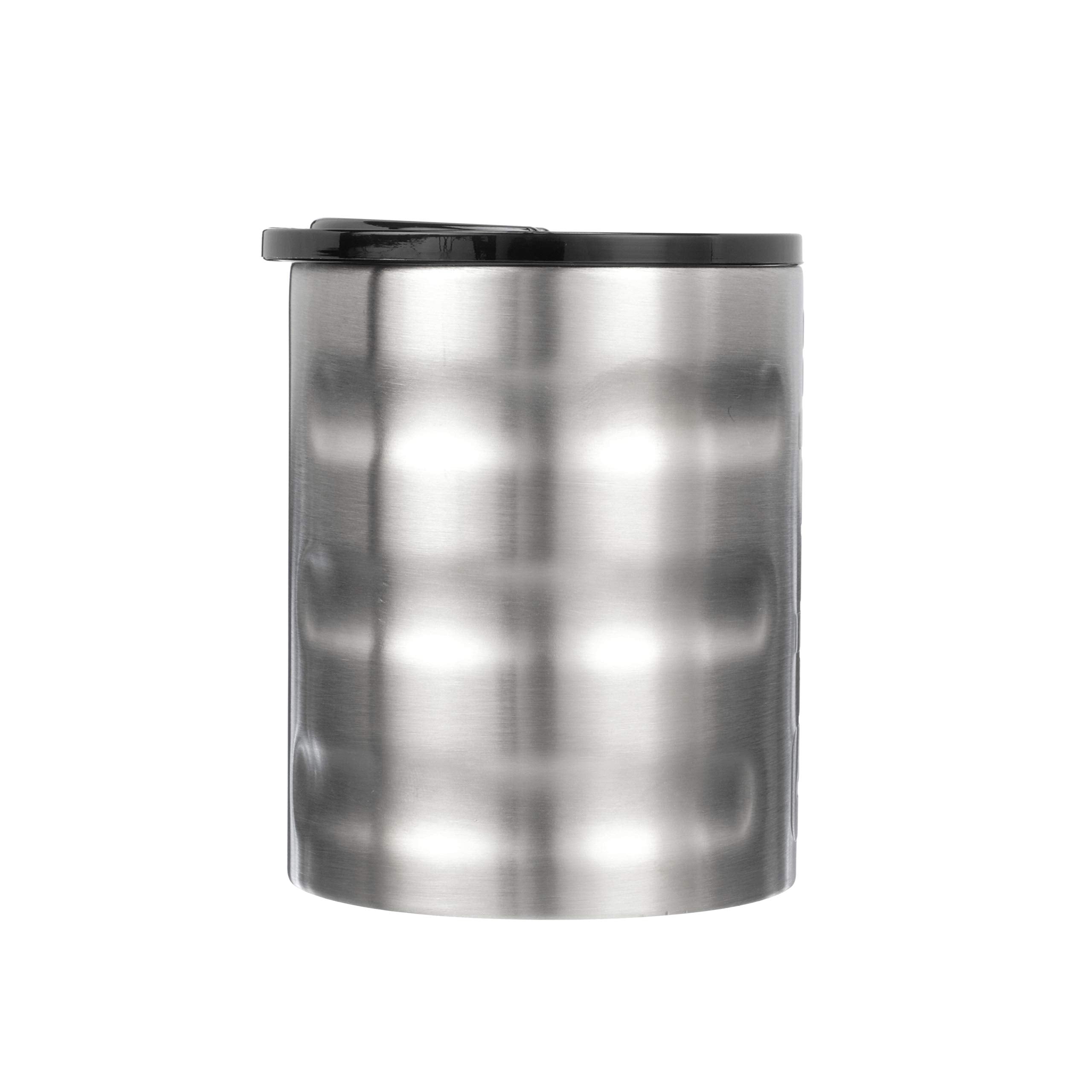 11 oz Grizzly Grip Rocks Cup, Stainless Steel, Vacuum Insulated with TwistTop Lid, Brushed