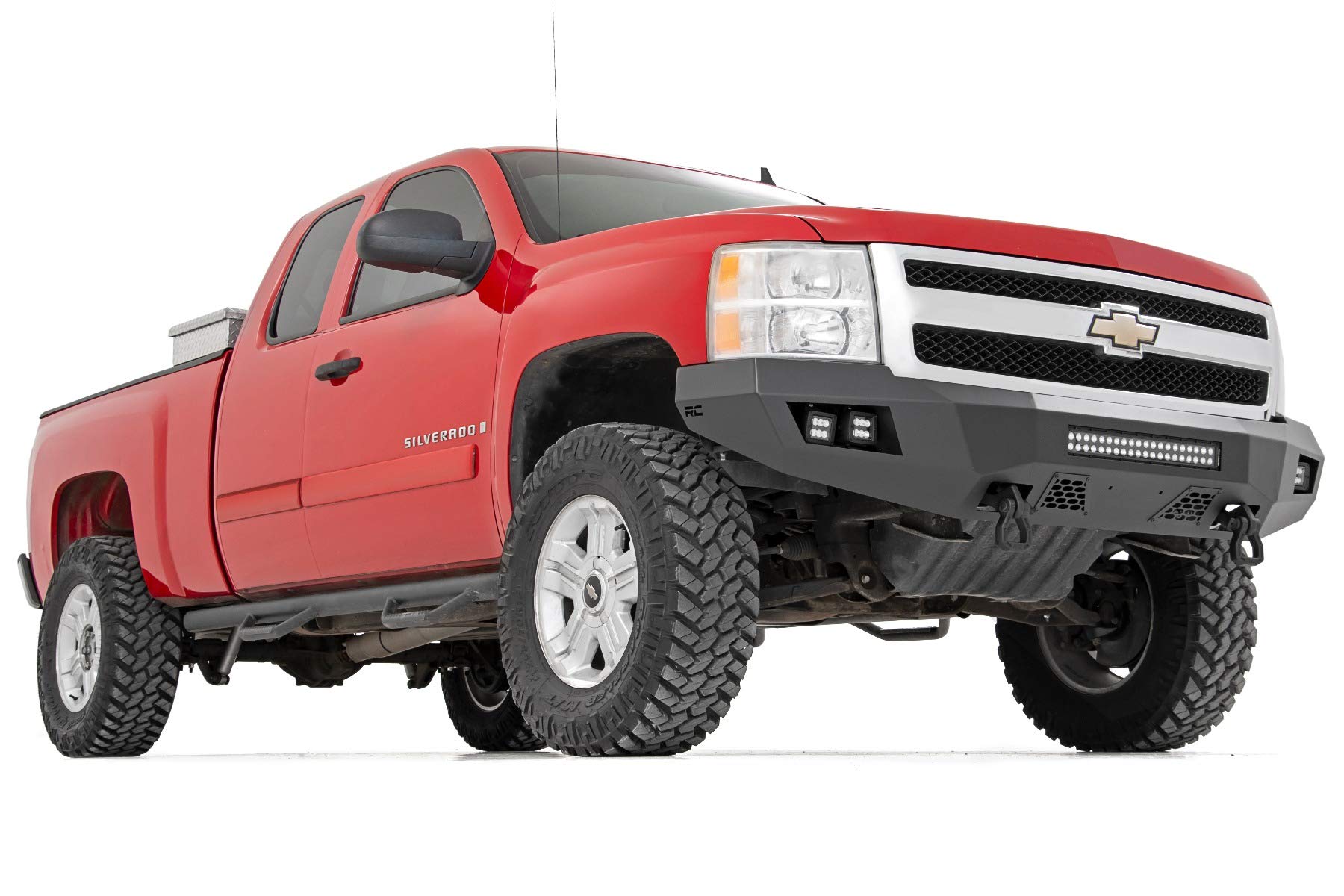Heavy Duty Rough Country LED Front Bumper for 07-13 Chevy Silverado 1500-10769