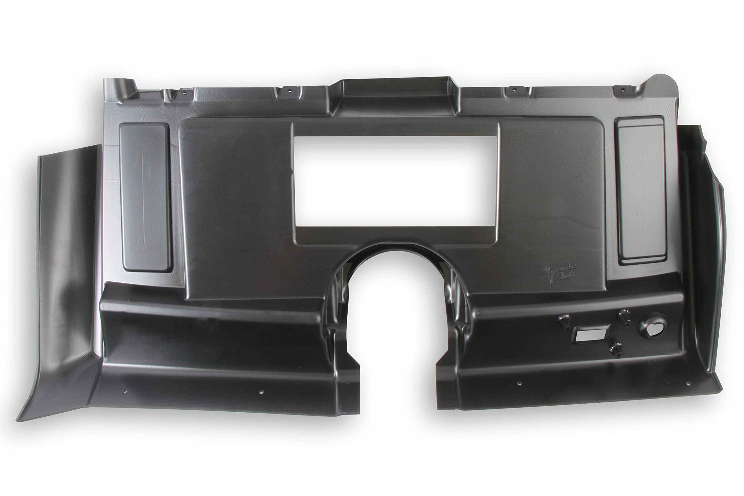 Dash Bezel Holley EFI 553-381 - without A/C Vent Openings - Black