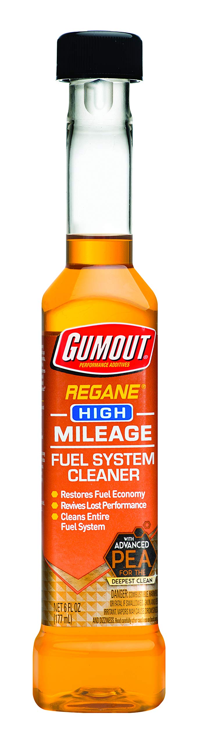 Gumout 510023 High Mileage Regane Fuel System Cleaner, 6. Fluid_Ounces