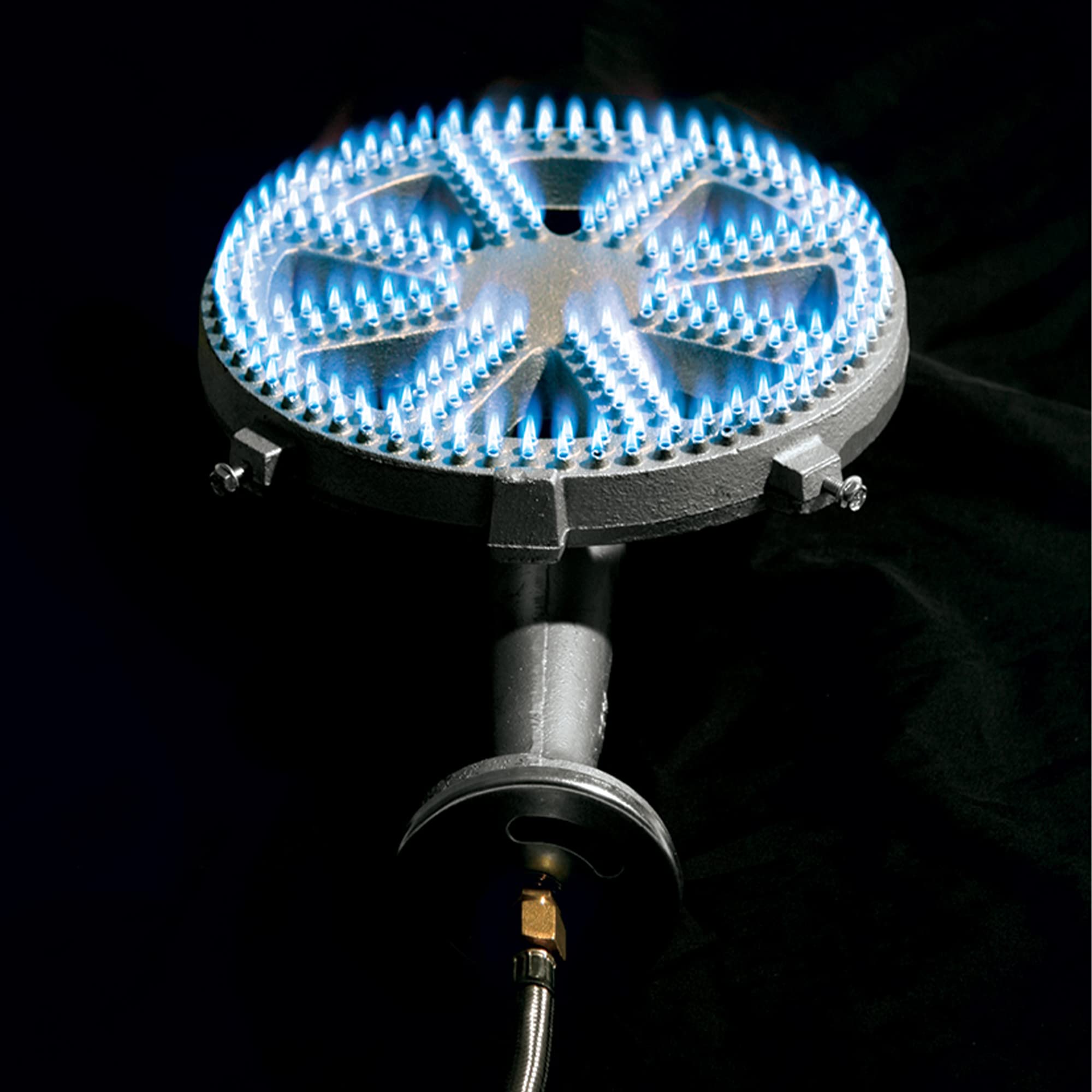Bayou Classic 10-in Cast Iron BG14 Banjo Burner Features 15-in Length 3/8-in Flare Fitting Perfect Burner For Compatible Bayou Classic Cookers
