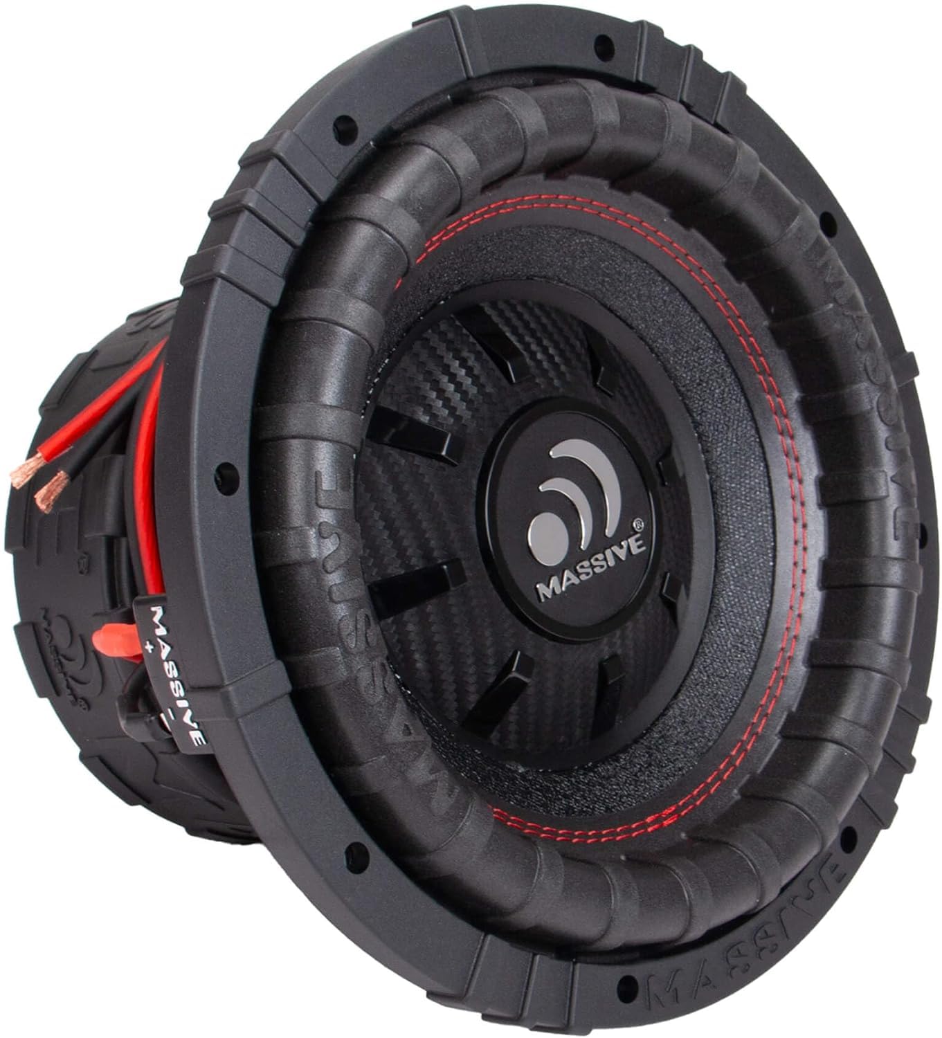 GTR104 Massive Audio 10" 1000 Watts RMS / 1500w MAX Dual 4 Ohm Subwoofer with Grill