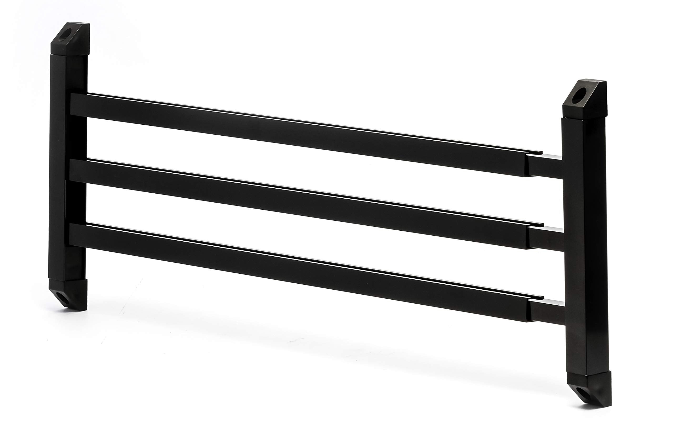 RV Screen Door Push Bar Camco 43976, Black - Strength and Stability Adds to Your Screen Door - Prevents Torn Screens