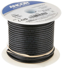 106010 Ancor Tinned Copper Wire, 12 AWG (3mm2), Black - 100ft