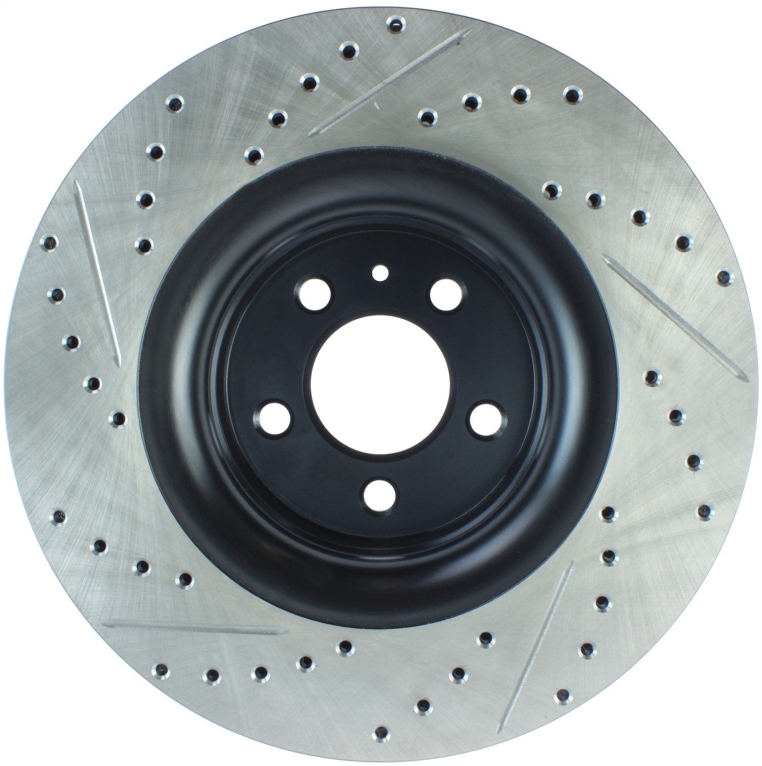 Sport Drilled/Slotted Brake Rotor StopTech 127.61114L (Front Left), 1 Pack