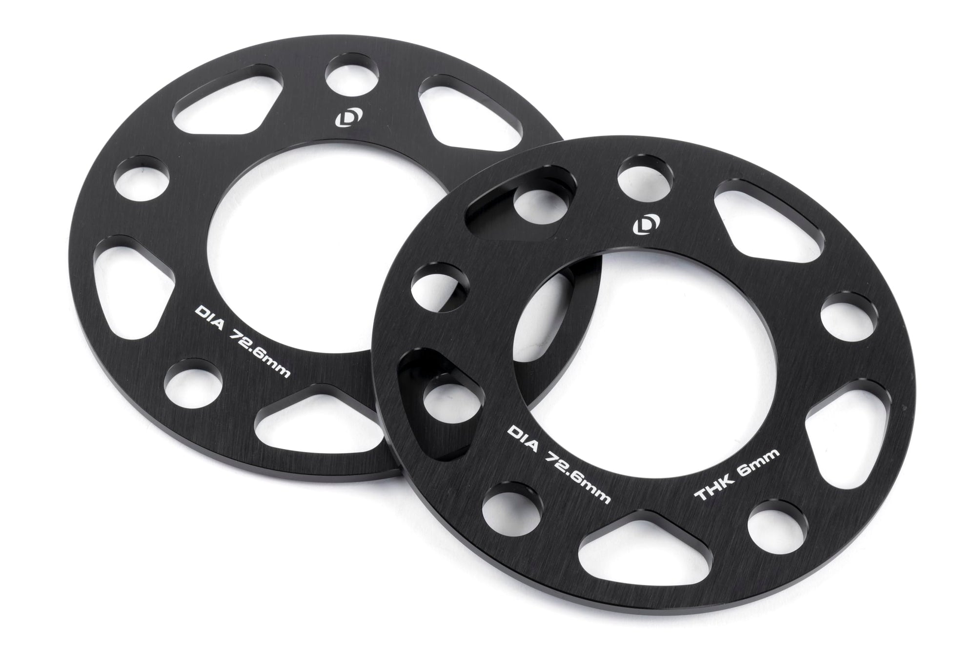 Dinan Wheel Spacers D210-2036 5x120 Bolt Circle - 72.6mm Center Bore - 6mm Thick - Pair
