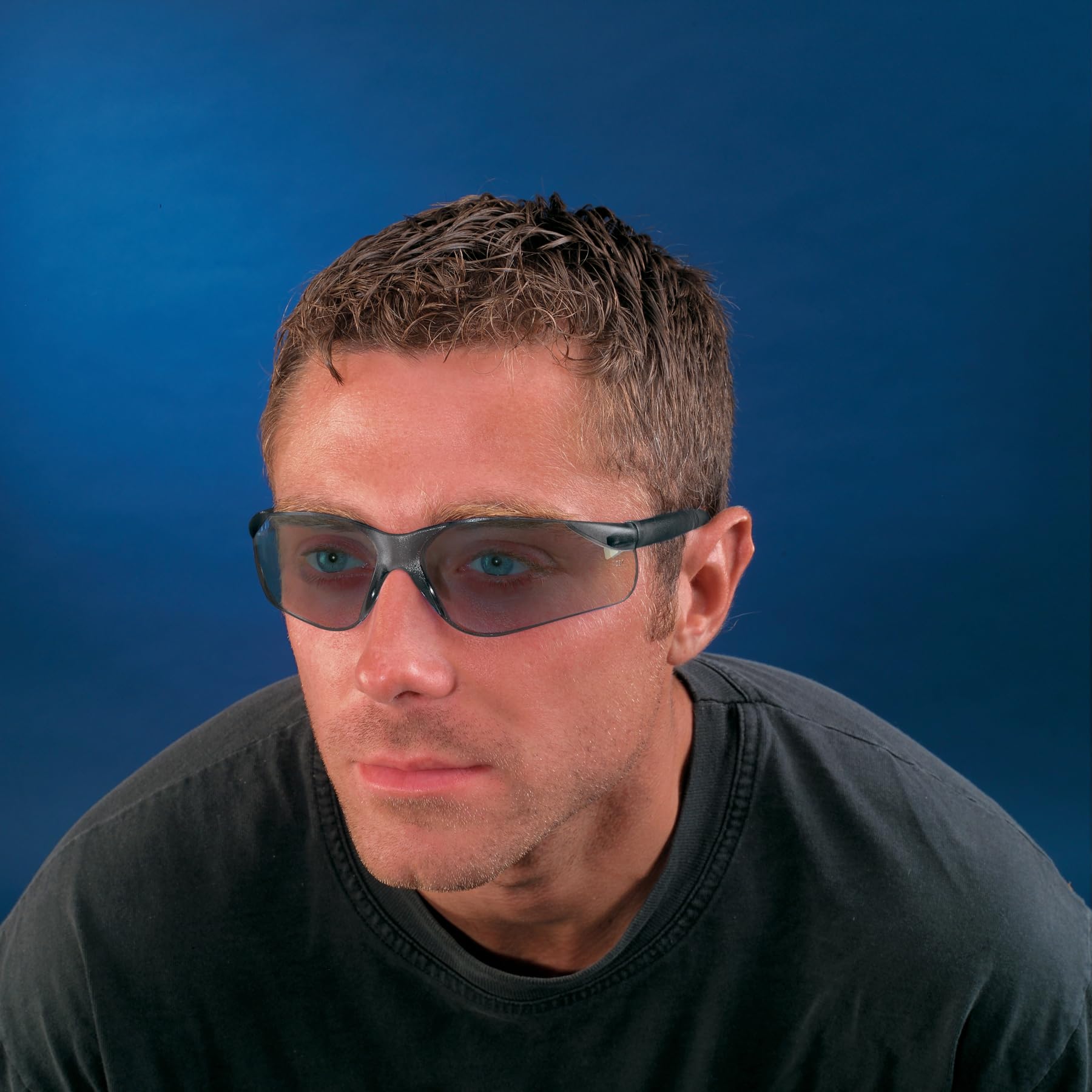 MCR Crews Glasses MCR Bearkat BK112 Safety Glasses Gray Lens, 1 Pair