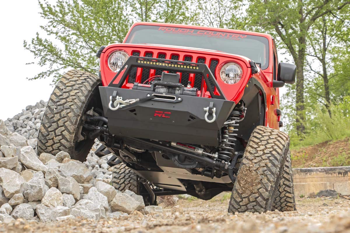 Skid Plate System Rough Country for 18-20 Jeep Wrangler JLU 3.6L - 10608