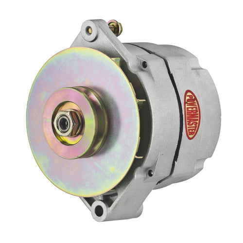 Alternator Powermaster 7294-347 Natural (12SI 100A 1V Pulley & Baffle 1 or 3 Wire)