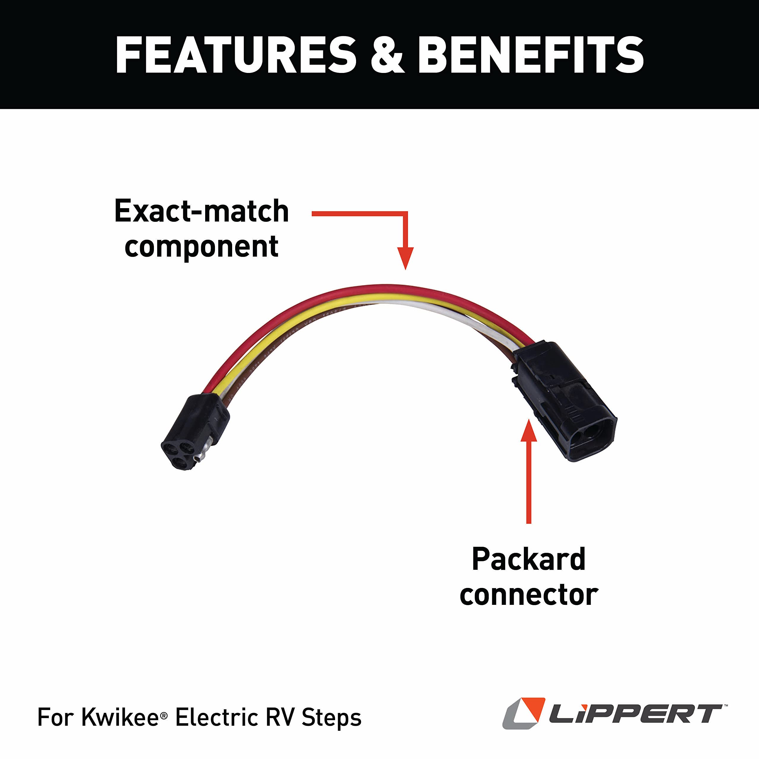 4-Way Tester Plug Kwikee Electric Step Replacement with Packard Connector for RVs & Travel Trailers
