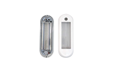 Indirect Oblong Touch Dome Light w/Switch, Clear Lens