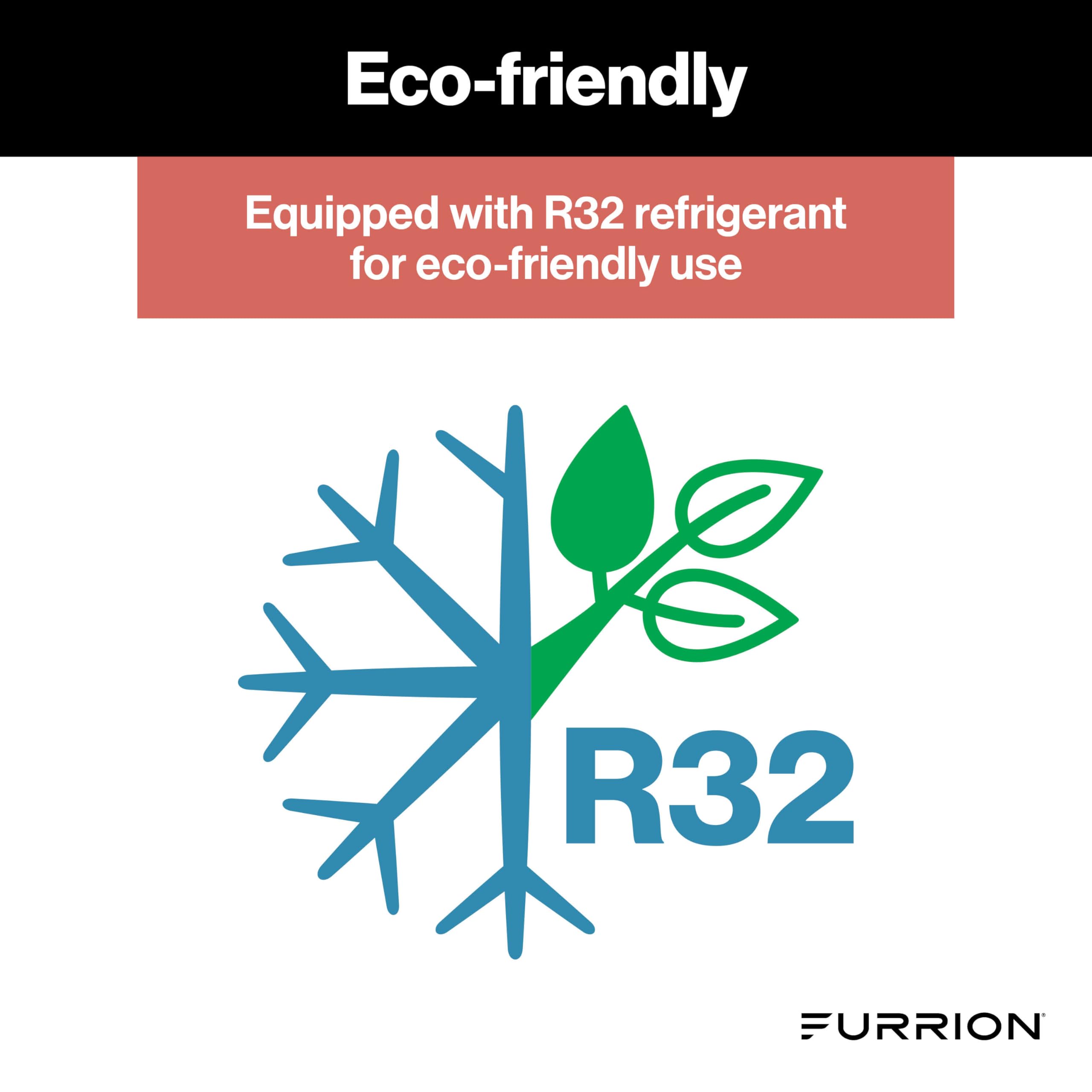 Furrion HE Chill RV Roof Air Conditioner (R32) - 13.5K BTU, Black - FACR13HESA2-BL-AM