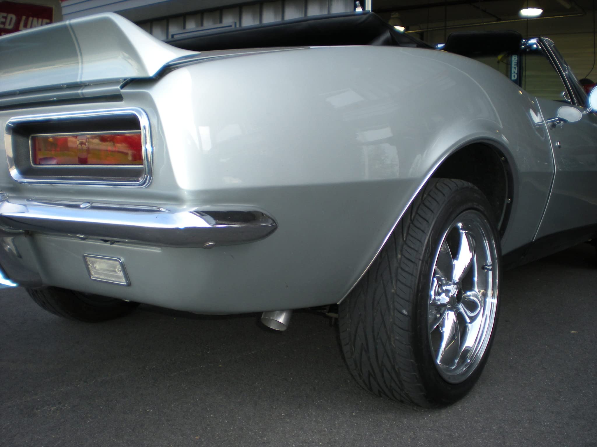 Flowmaster American Thunder 17129 Crossmember-Back Exhaust Kit 2.5 Inch Aluminized Steel Compatible with 1967-1968 Camaro and Firebird with V8 engine