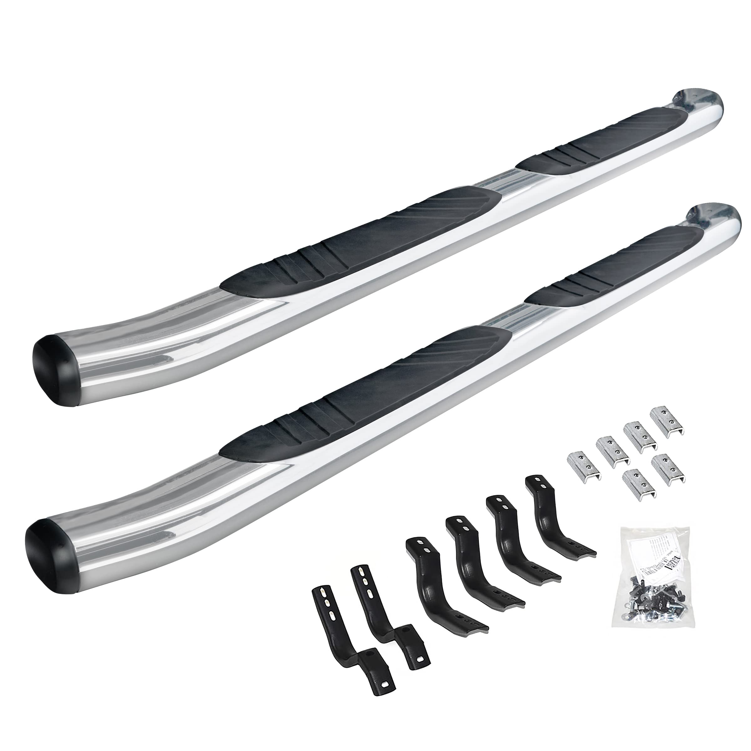 Go Rhino 5" OE Xtreme Composite 685443580CC - Complete kit: Sidesteps + Brackets