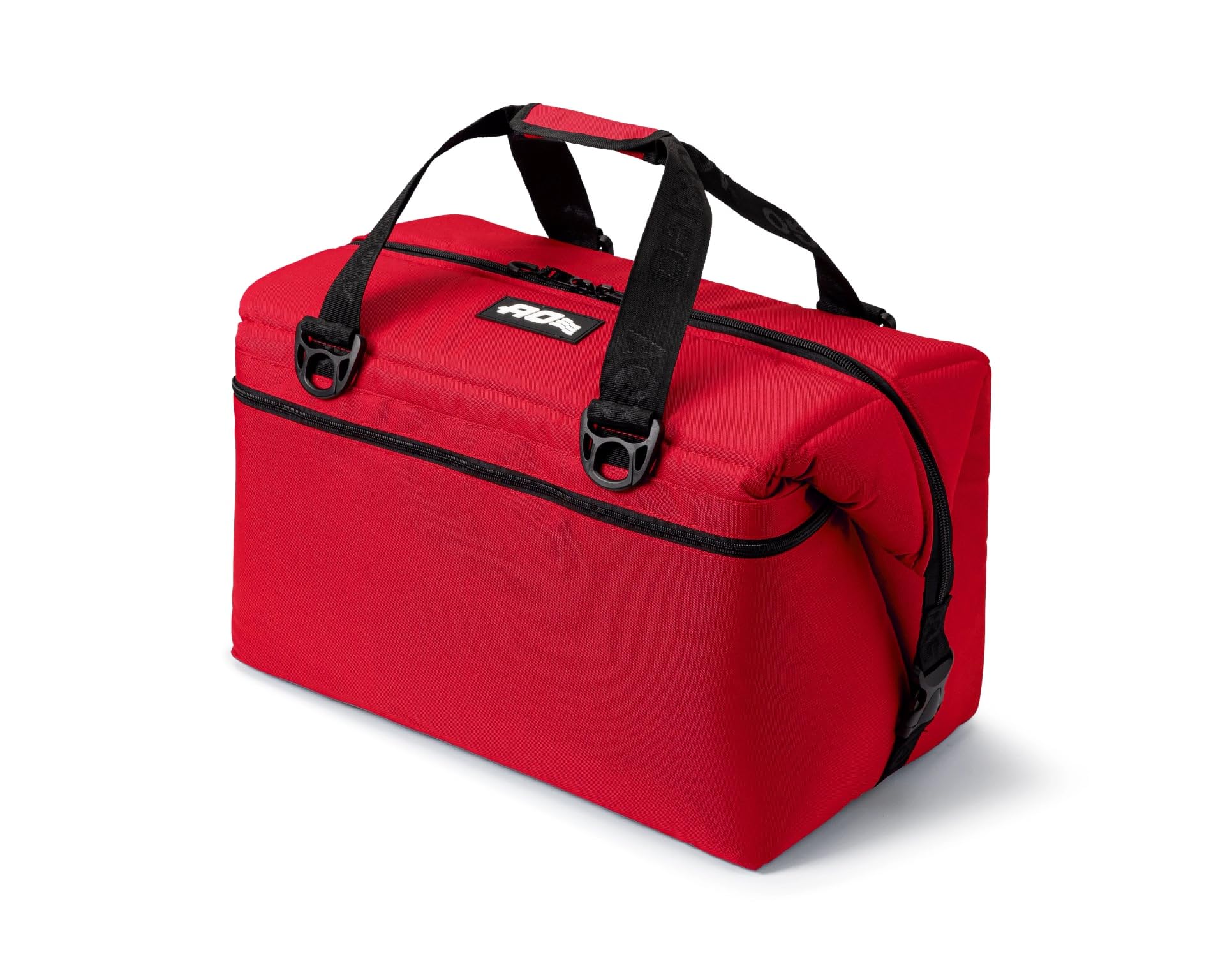 Coolers AO Original Soft-Sided Cooler Bag, Leak-Proof, Insulated, Lightweight, Red, 48-Can
