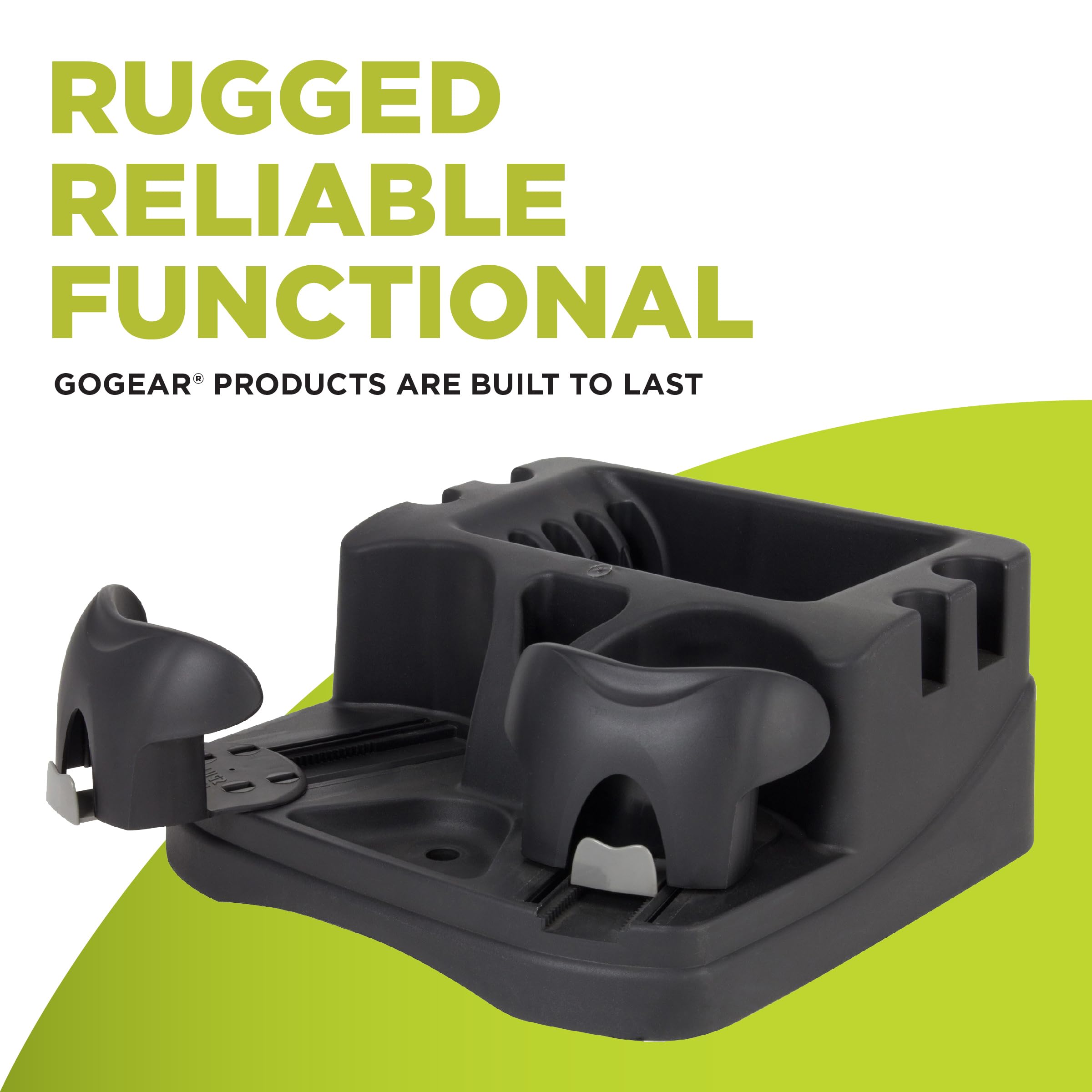 Mini Console GO GEAR Vehicle, Cup Holder & Organizer for Cars, Trucks, SUVs and More, Black (EMIC-BLA)