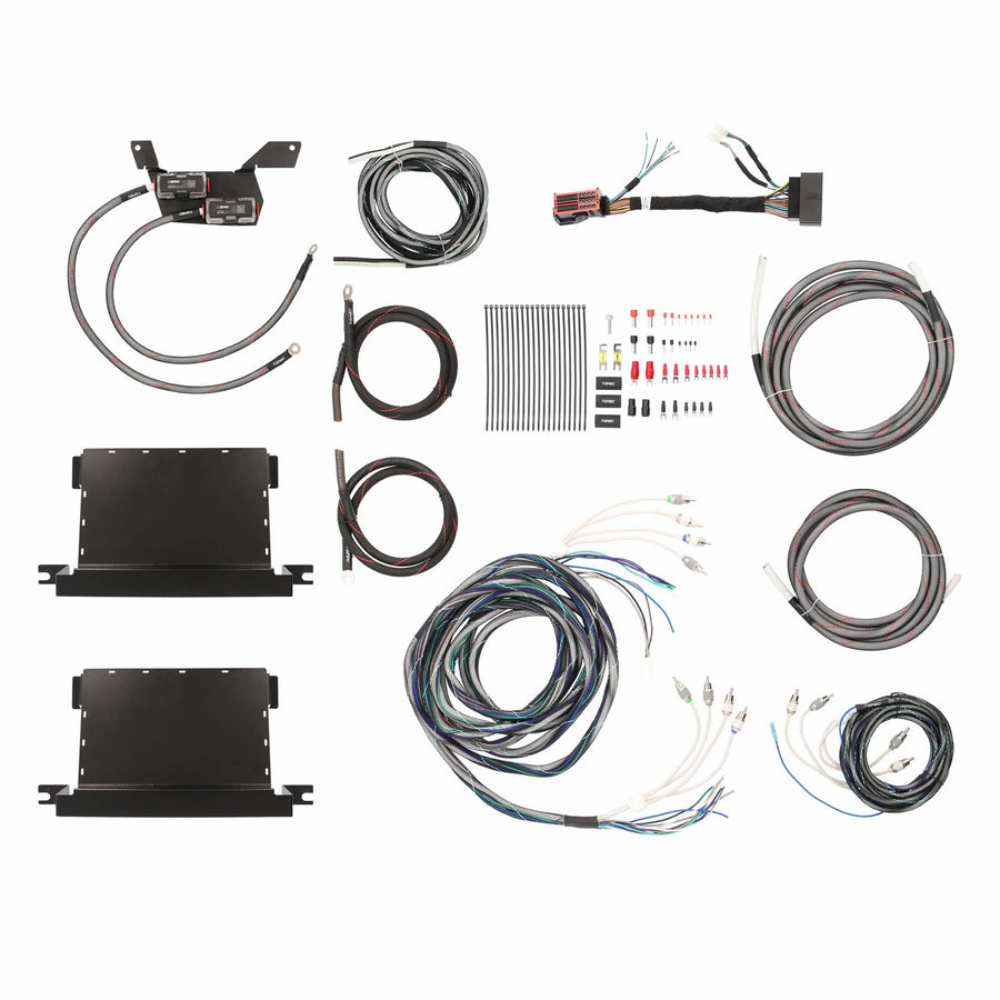 JL/JT Amp installation kit, METRA SUB + 4 CH (JP-18AMP-2)