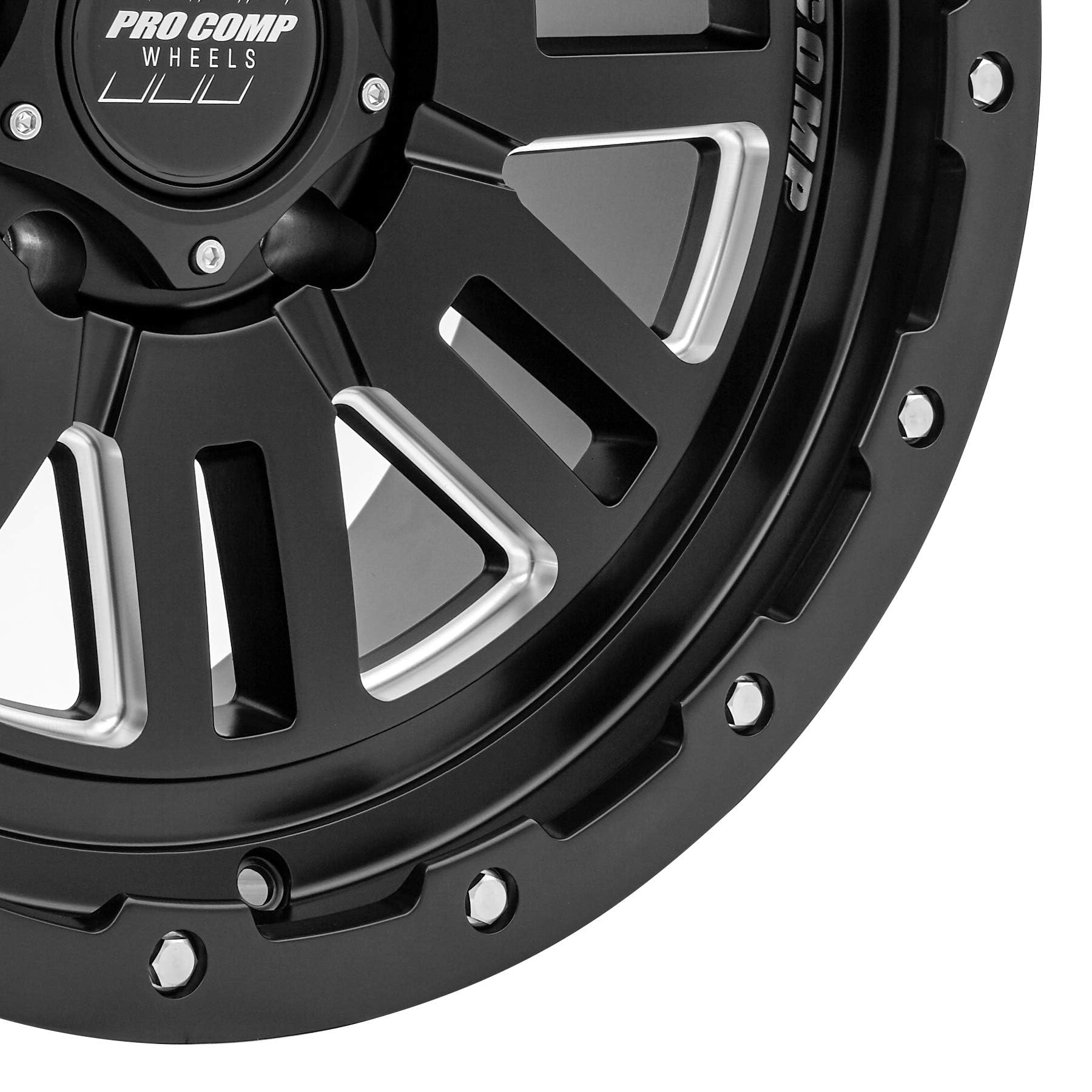 Pro Comp PXA61 Alloys 17X9 5X5.0 S-BLK MILL -6MM - PXA5161-7973