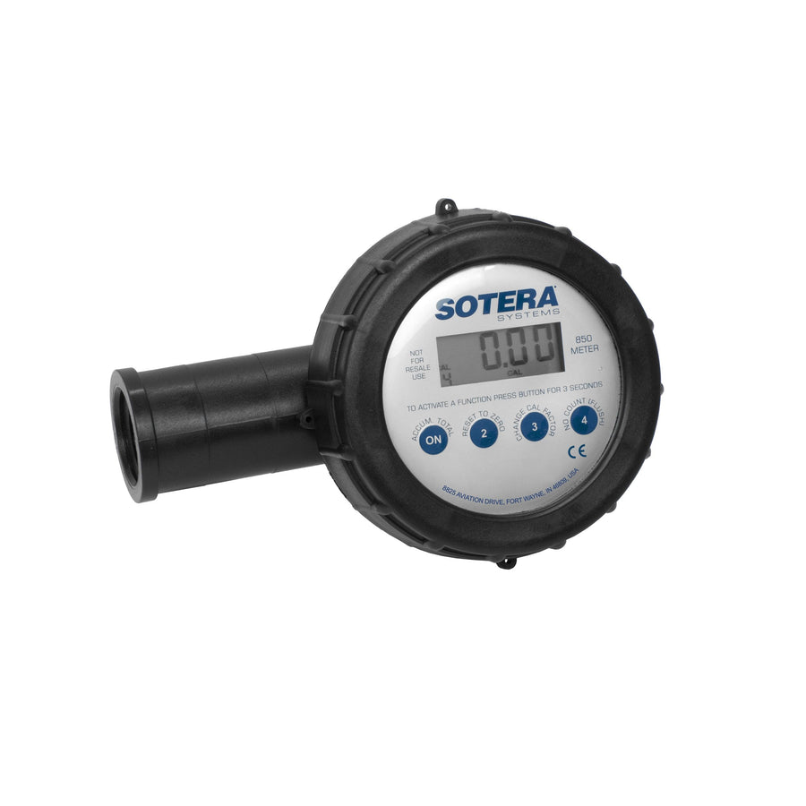 850 Sotera 1" 2-20 GPM Digital Chemical Transfer Meter w/Air Sensor