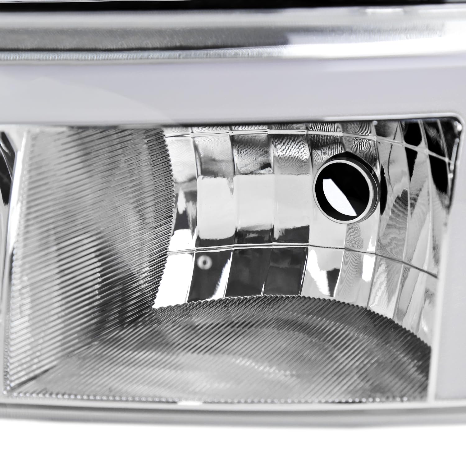 Chrome LED Tube Headlights + Sequential Bumper Lights SPEC-D TUNING Compatible with 2000-2006 GMC Sierra Denali, Yukon XL Denali