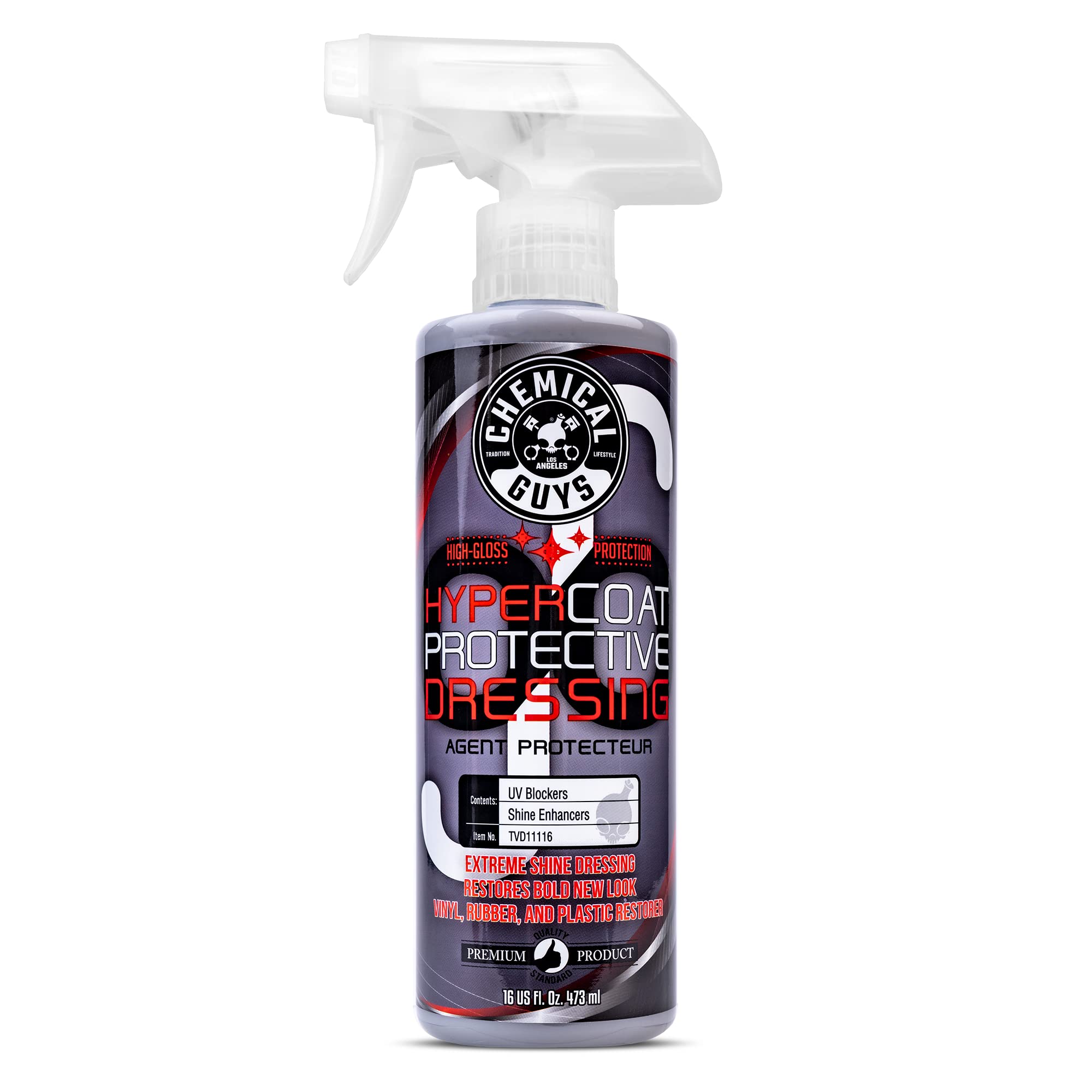 G6 HyperCoat Chemical Guys High Gloss Protectant Dressing, For Vinyl, Rubber, Plastic, Tires and Trim, Gloss Dressing Restores Shine & Protection for Cars, Trucks, Motorcycles, SUVs and RVs, 16 oz