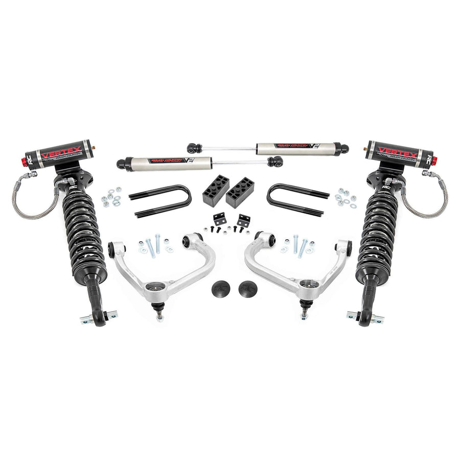 3" Rough Country Bolt-On Lift Kit for 2021-2024 Ford F-150 4WD - 41457