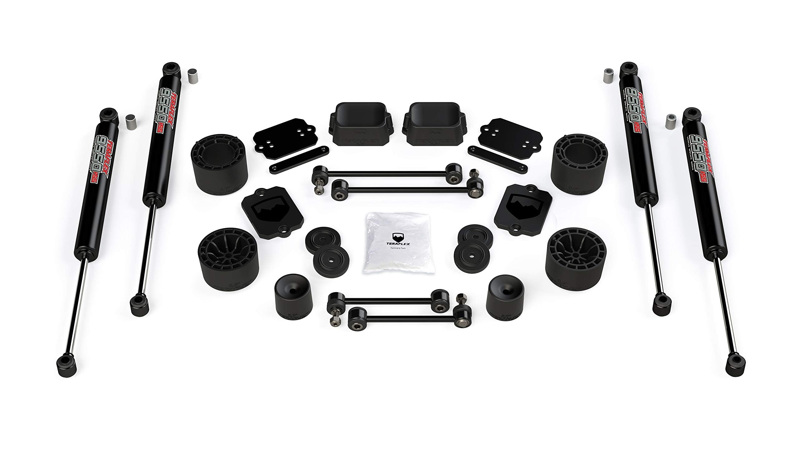 TeraFlex 2.5” Performance Spacer Lift Kit & 9550 VSS Twin-Tube JLU 4-Door Sport/Sahara
