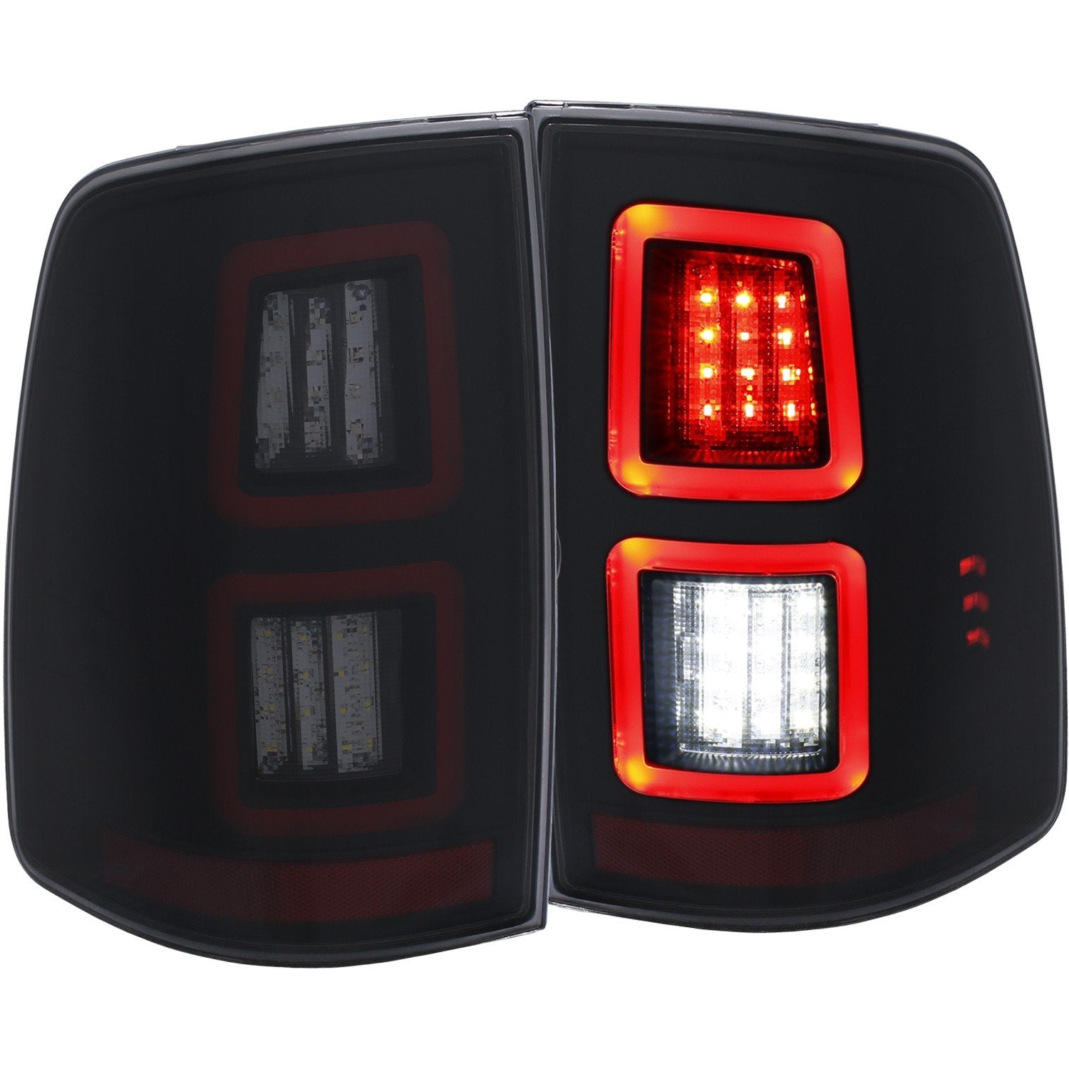 LED Smoke Anzo 311274 13-17 Dodge Ram 1500/2500/3500 Taillights LED Smoke